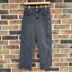 Wild Fable Black Denim High-Waisted Boyfriend Jeans